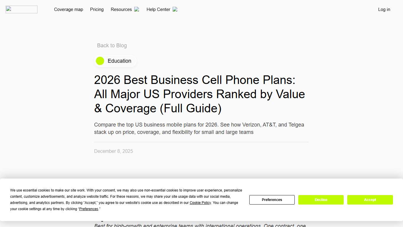 2026 Best Business Cell Phone Plans: All Major US Providers Ranked by Value & Coverage (Full Guide)